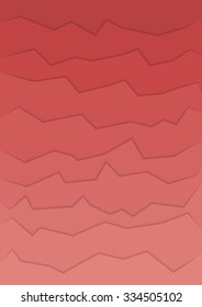 abstract red background with many horizontal cracks