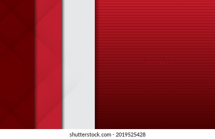 abstract red background minimal, abstract creative overlap digital background, modern landing page concept vector.