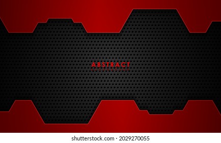 abstract red background minimal, abstract creative overlap digital background, modern landing page concept vector.