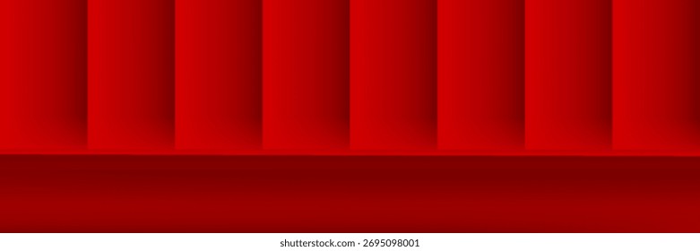 abstract red background minimal, abstract creative overlap digital background, modern landing page concept vector.
