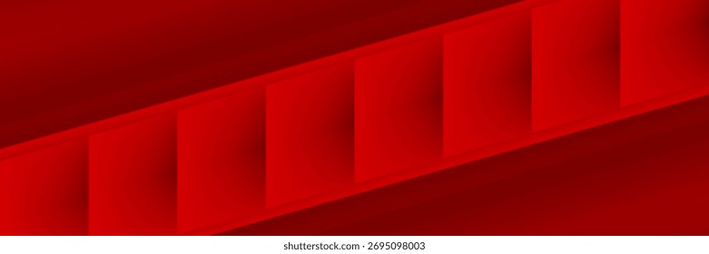 fundo vermelho abstrato mínimo, abstrato criativo sobrepor fundo digital, moderno landing page conceito vetor.