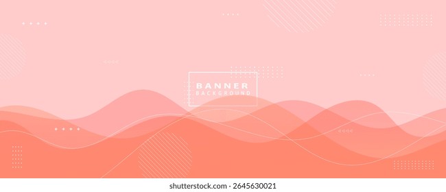 Abstract red background minimalist clean, With style wave which futuristic, Template for business, banner background, promotion ads. eps 10