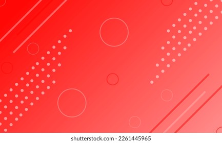 abstract red background  with modern corporate technology concept presentation or banner design , web, page, greeting, card, background. Vector illustration with line stripes texture elements