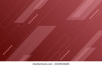 abstract red background  with modern corporate technology concept presentation or banner design , web, page, greeting, card, background. Vector illustration with line stripes texture elements