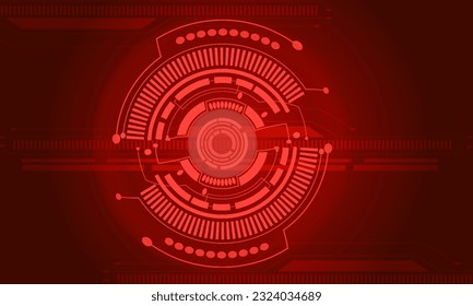 abstract red background  with modern corporate technology concept presentation or banner design , web, page, greeting, card, background. Vector illustration with line stripes texture elements