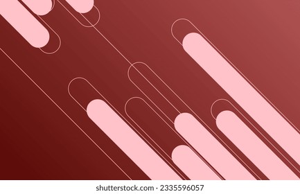 abstract red background  with modern corporate technology concept presentation or banner design , web, page, greeting, card, background. Vector illustration with line stripes texture elements
