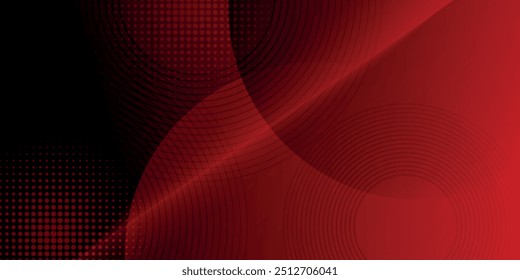 Abstrakter roter Hintergrund. Modernes und kreatives Trenddesign in Vektorgrafik