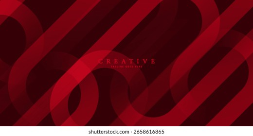 Abstract red background. Modern and Creative Trend design in vector illustration