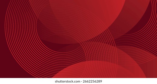 Fundo vermelho abstrato. Design de tendência moderno e criativo na ilustração vetorial eps 10