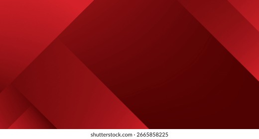 Fundo abstrato vermelho. Composição de formas dinâmicas. Vetor Eps10