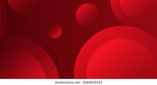Abstrakter roter Hintergrund. Modernes und kreatives Trenddesign in Vektorgrafik