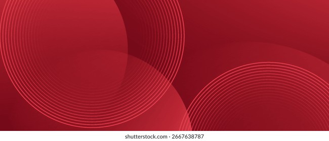 Abstrakter roter Hintergrund. Modernes und kreatives Trenddesign in Vektorgrafik