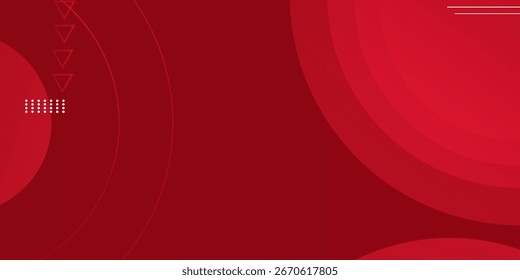 Fundo vermelho abstrato. Moderno e criativo. Design moderno para cores. Design simples. Aplicável para banner, fundo.