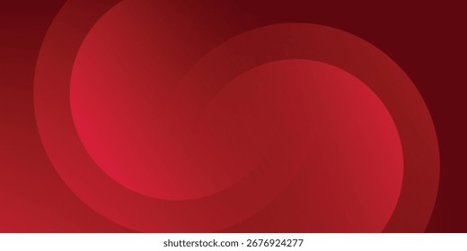 Abstrakter roter Hintergrund. Modernes und kreatives Trenddesign in Vektorgrafik 