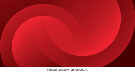 Abstrakter roter Hintergrund.   Modernes und kreatives Trenddesign in Vektorgrafik
