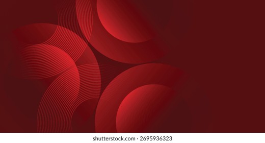 Abstractas fondo rojo. Diseño moderno y creativo de la tendencia en moderno