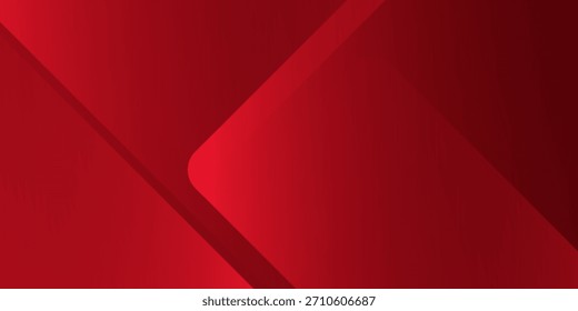 Abstrakter roter Hintergrund. Modernes und kreatives Trenddesign in Vektorgrafik