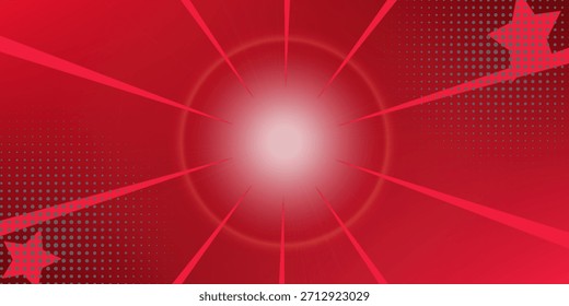 Fundo vermelho abstrato.   Design de tendência moderno e criativo na ilustração vetorial
