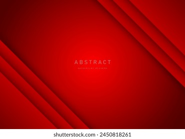 Fondo rojo abstracto Moderno Landing Page Concepto Vector