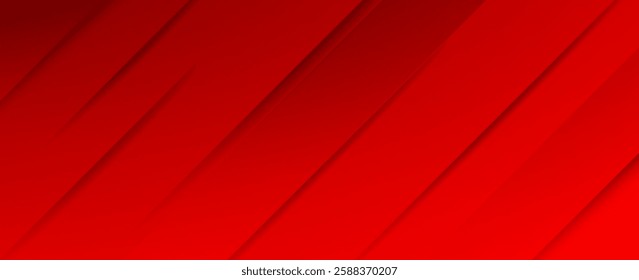 Abstract red background. Modern simple red geometric design. Minimal shapes. Suit for booklet, brochure, banner, poster, website, flyer, cover, corporate, backdrop. Vector illustration