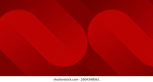 Abstract red background. Modern simple red geometric design. Minimal shapes. Suit for booklet, brochure, banner, poster, website, flyer, cover, corporate, backdrop. Vector illustration
