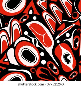abstract red background native north american