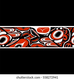 abstract red background native north american