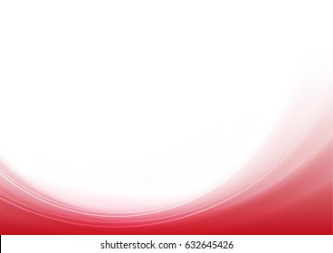 Abstract red background or pattern with smooth lines. vector design.