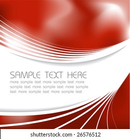 Abstract red background with place for your text