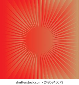 abstract red background with rays