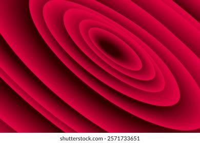 Abstract red background with round design