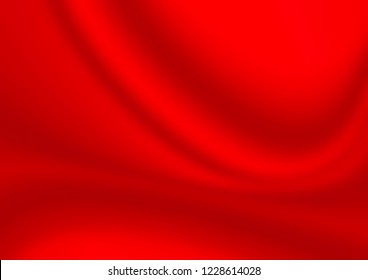 Abstract red background. Satin luxury cloth texture. Smooth elegant silk. Can be used for christmas background