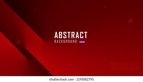 Abstract red background with scratch effect and minimal overlapping shapes, sports background concept, breaking news.