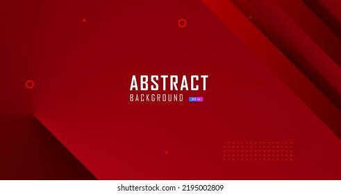 Abstract red background with scratch effect and minimal overlapping shapes, sports background concept, breaking news.