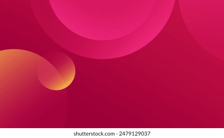 Abstract red background with semicircular stripes for design. Applicable for gift card,cover,poster. Poster design
