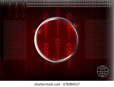 Abstract red background. Set of lines. 2d illustration  