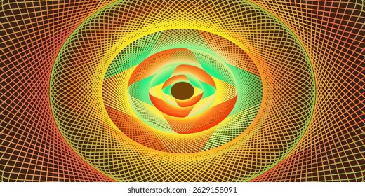 Abstract red background with shining curved lines. Modern shiny red gradient geometric circle lines pattern. Futuristic concept. Suitable for banners, flyers, posters, presentations, covers, websites