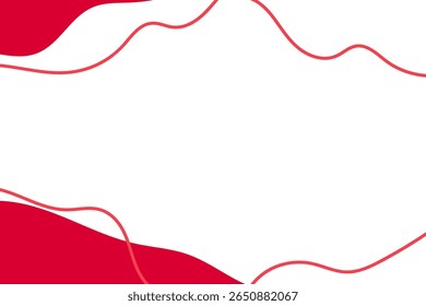 Fondo rojo abstracto y diseño simple