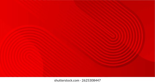 Abstract red background. Simple and modern red geometric design. Minimal shapes