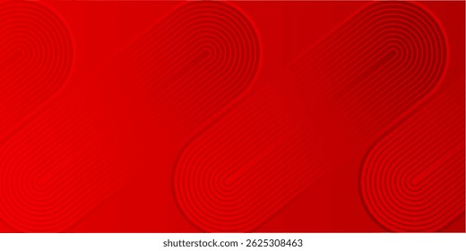 Abstrakter roter Hintergrund. Einfache und moderne rote geometrische Gestaltung. Minimale Formen