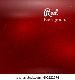 Abstract red background with sky stars and cosmic rays. Vector illustration.