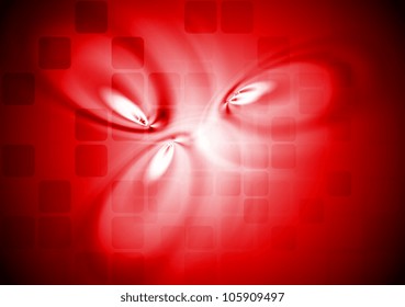 Abstract red background with squares. Eps 10 vector