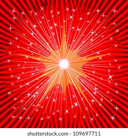 Abstract red background of the stars and stripes