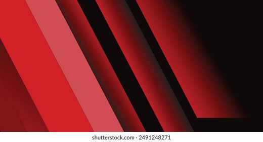 Abstract red background with stripes