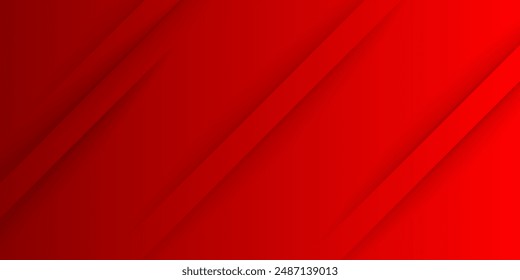 Abstract red background with stripes and space for text.