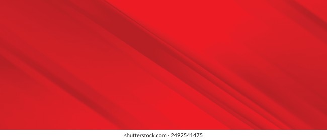 Abstract red background with stripes and space for text.