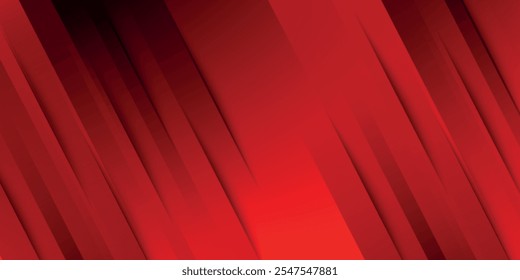 Abstractas fondo rojo con rayas y espacio para texto.