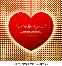 Abstract red background to the Valentine's day