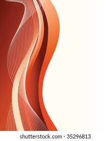 Abstract red background. Vector illustration