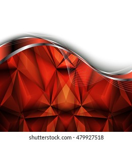 Abstract red background. Vector Illustration. Clip-art